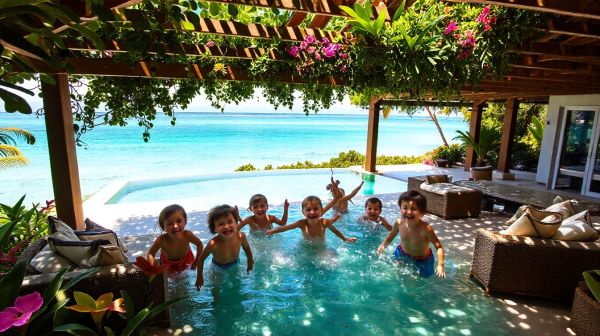 Top villas en Guadeloupe idéales pour accueillir de grandes familles